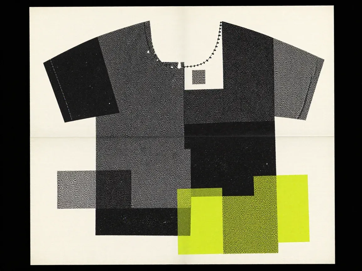 NOSTOS illustration: How to Safely Neutralize Active Mold Spores on 1990s Vintage Cotton Apparel