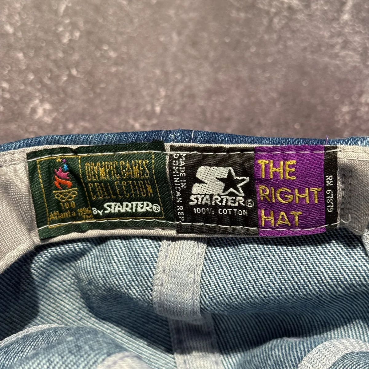 Starter 1996 Atlanta Olympics Denim Cap — view 4