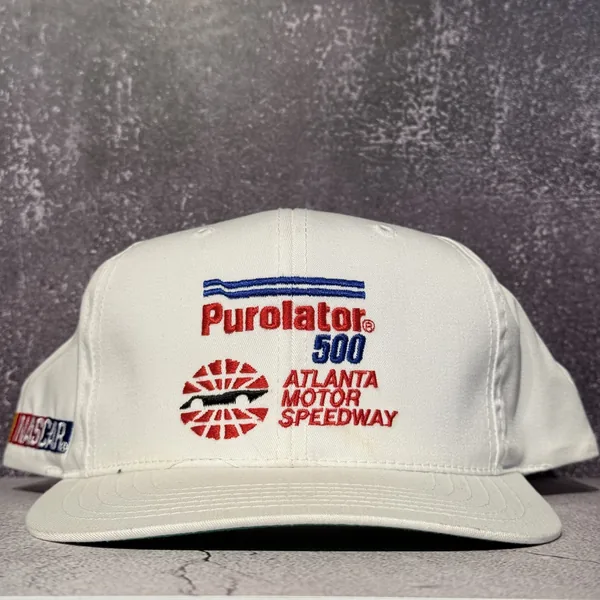 Purolator 500 Atlanta Motor Speedway NASCAR Cap - Very Good - NOSTOS Duluth GA