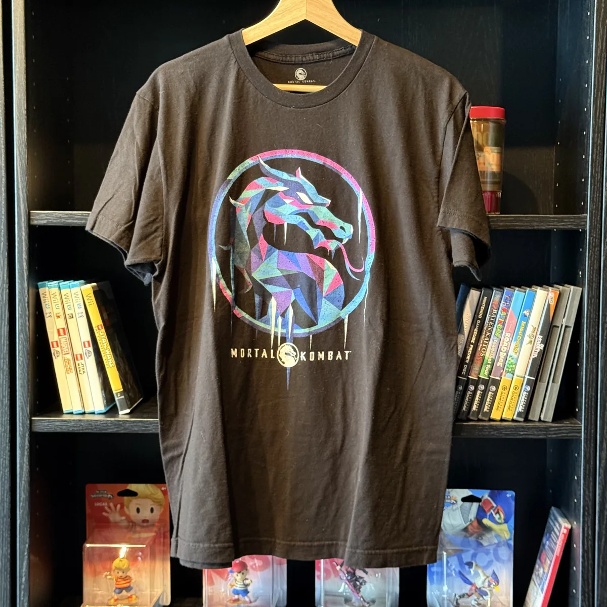 Mortal Kombat Dragon Logo Tee — Very Good — NOSTOS Duluth GA