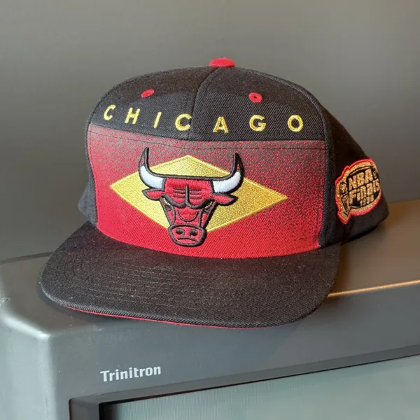 Chicago Bulls NBA Finals 1996 Snapback - Very Good - NOSTOS Duluth GA