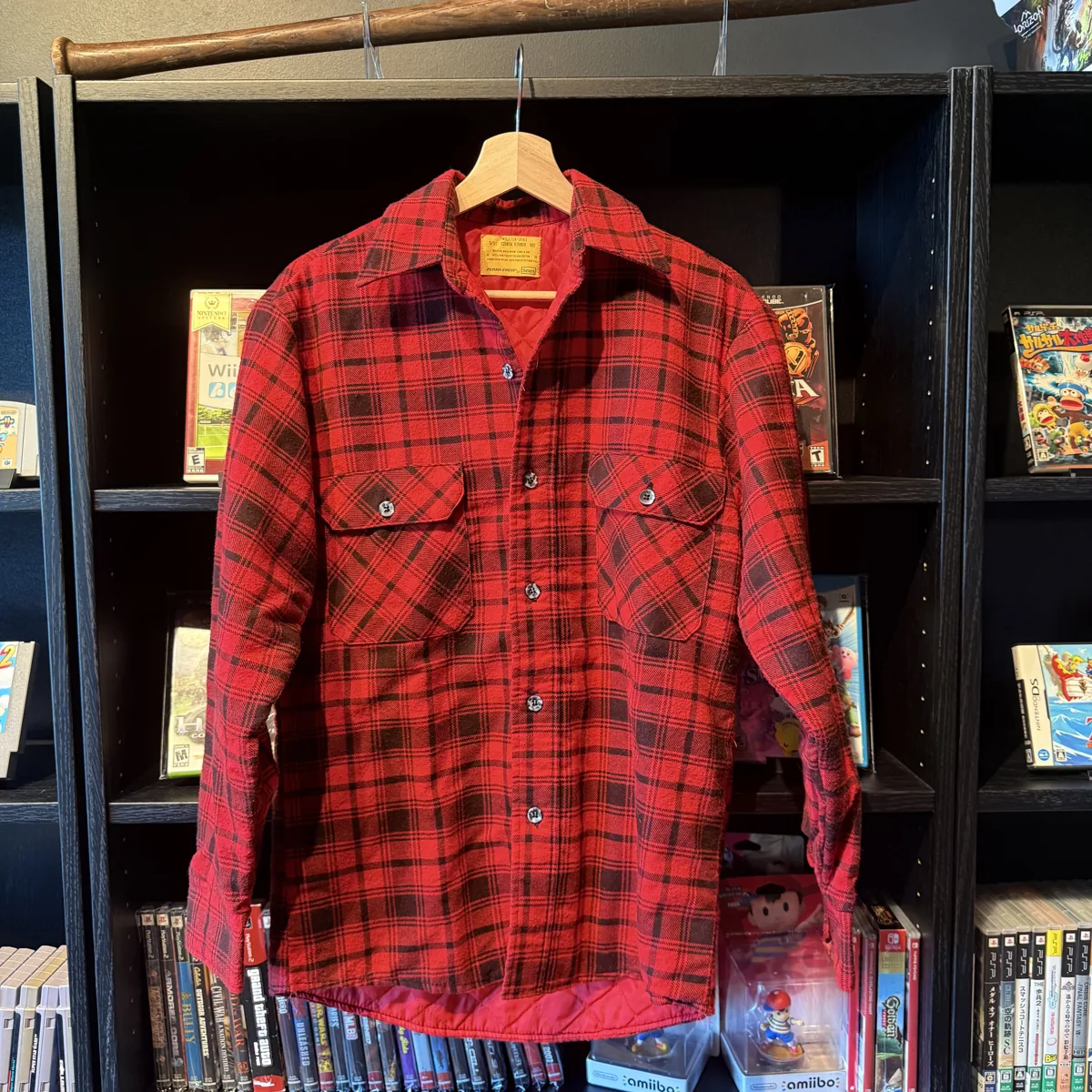Sears Red Plaid Insulated Flannel - Good - NOSTOS Duluth GA