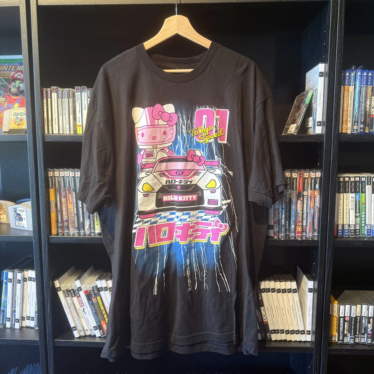 Hello Kitty Street Racer Tee - Very Good - NOSTOS Duluth GA