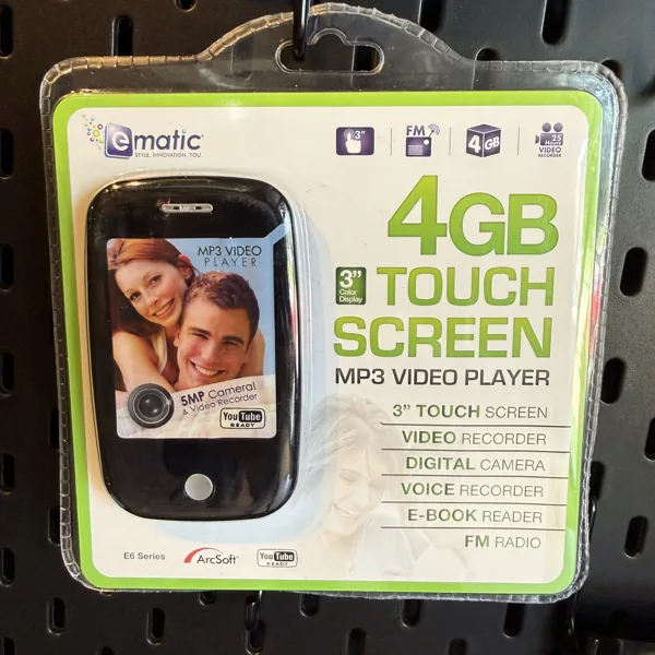 Ematic 4GB Touch Screen MP3 Video Player (Sealed) - New (Sealed) - NOSTOS Duluth GA