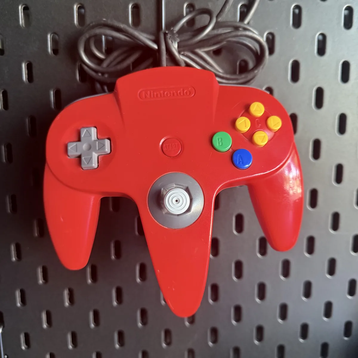 Nintendo 64 Controller (Red) - Nintendo 64 (N64) - Good - NOSTOS Duluth GA