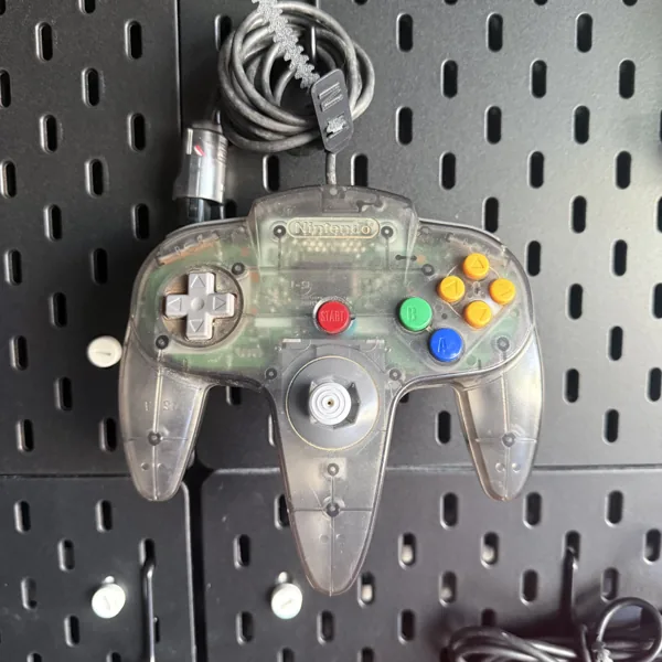 Nintendo 64 Controller (Smoke Grey) - Nintendo 64 (N64) - Good - NOSTOS Duluth GA