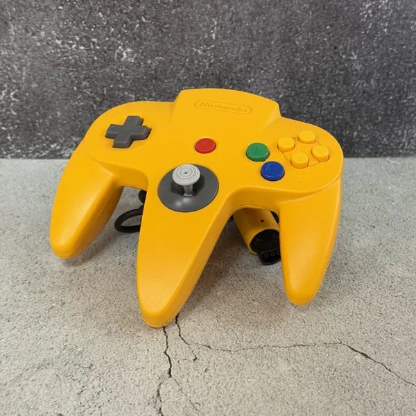 Nintendo 64 Controller (Yellow) - Nintendo 64 (N64) - Loose - NOSTOS Duluth GA