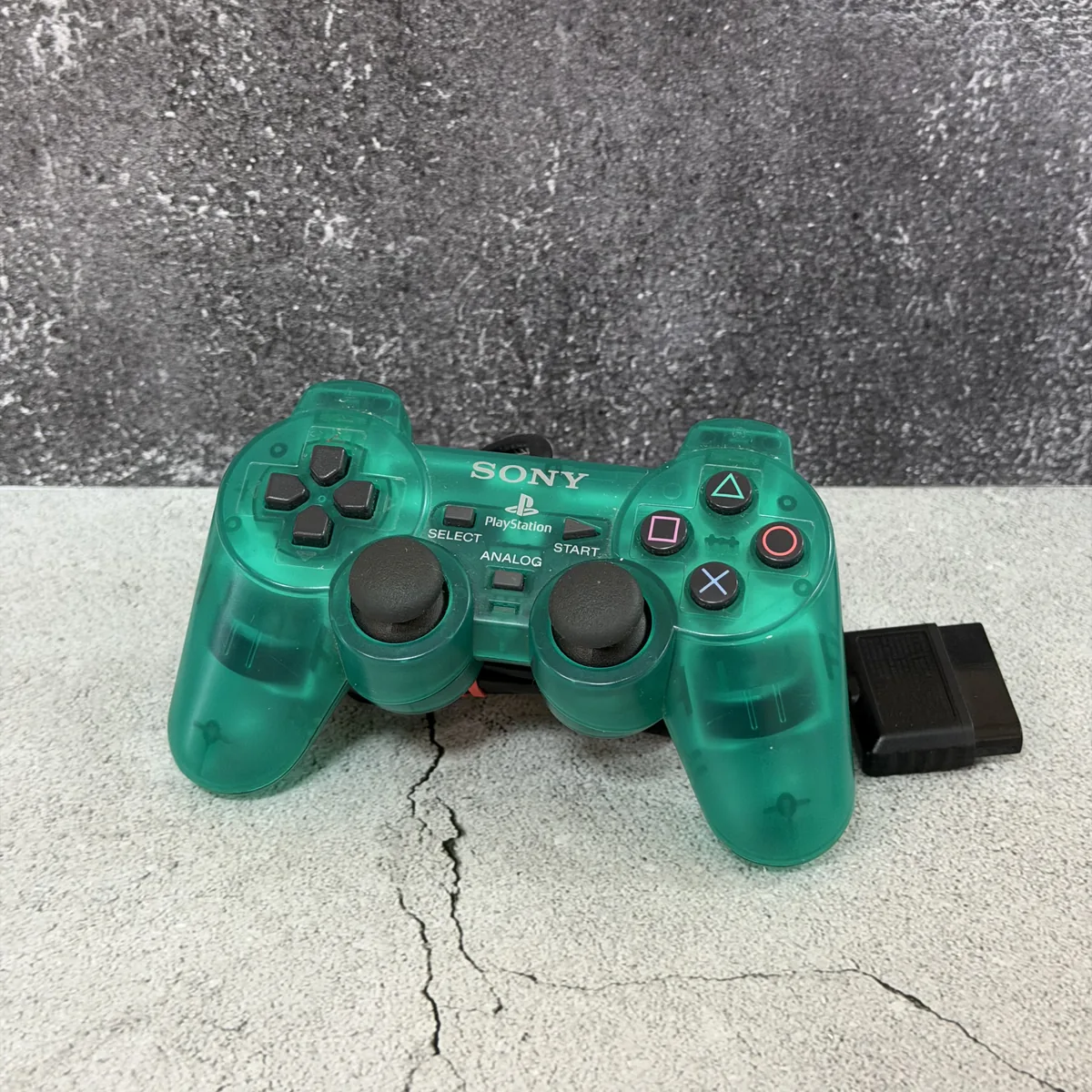 DualShock 2 Controller (Emerald) - PlayStation 2 (PS2) - Loose - NOSTOS Duluth GA
