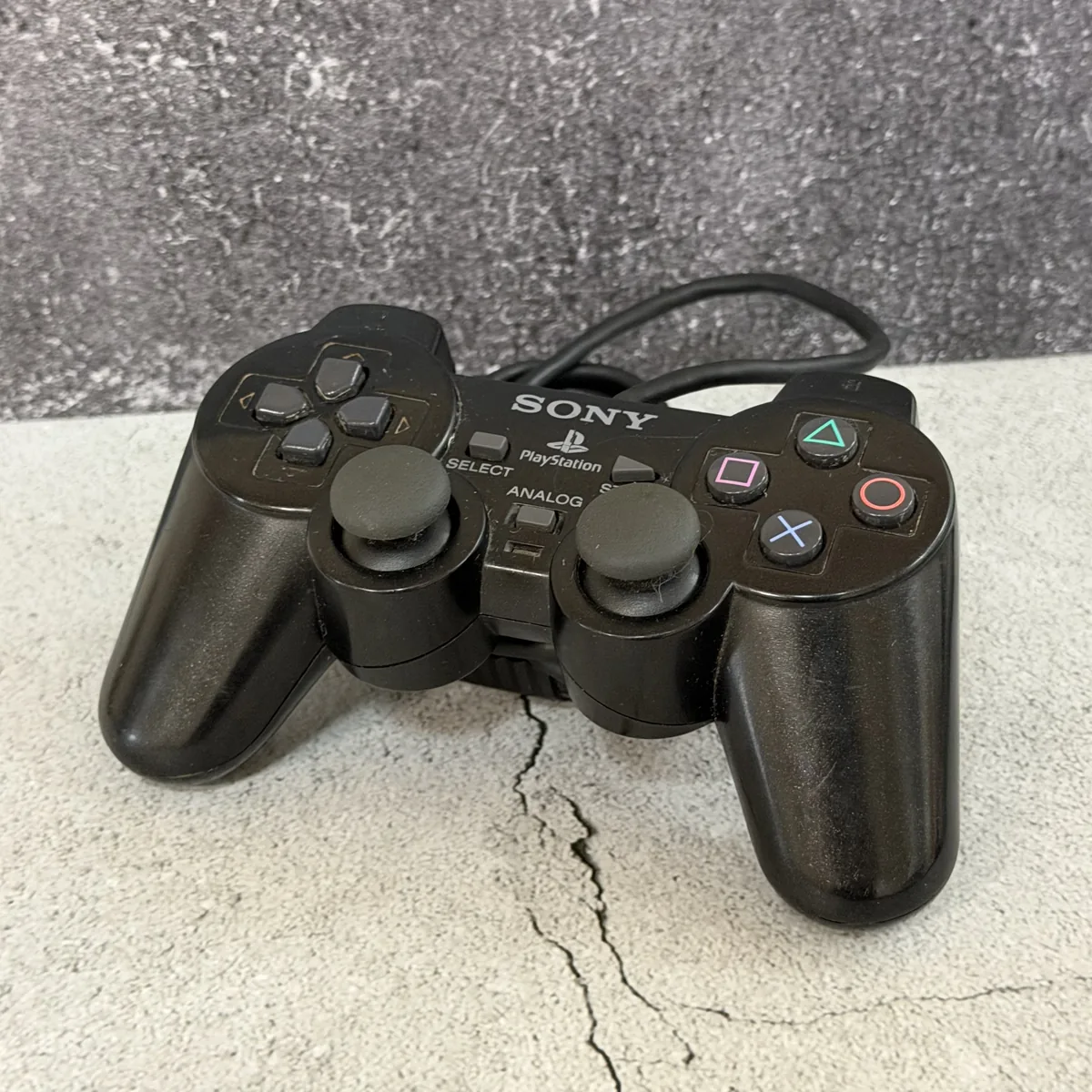 DualShock 2 Controller (Black) - PlayStation 2 (PS2) - Loose - NOSTOS Duluth GA