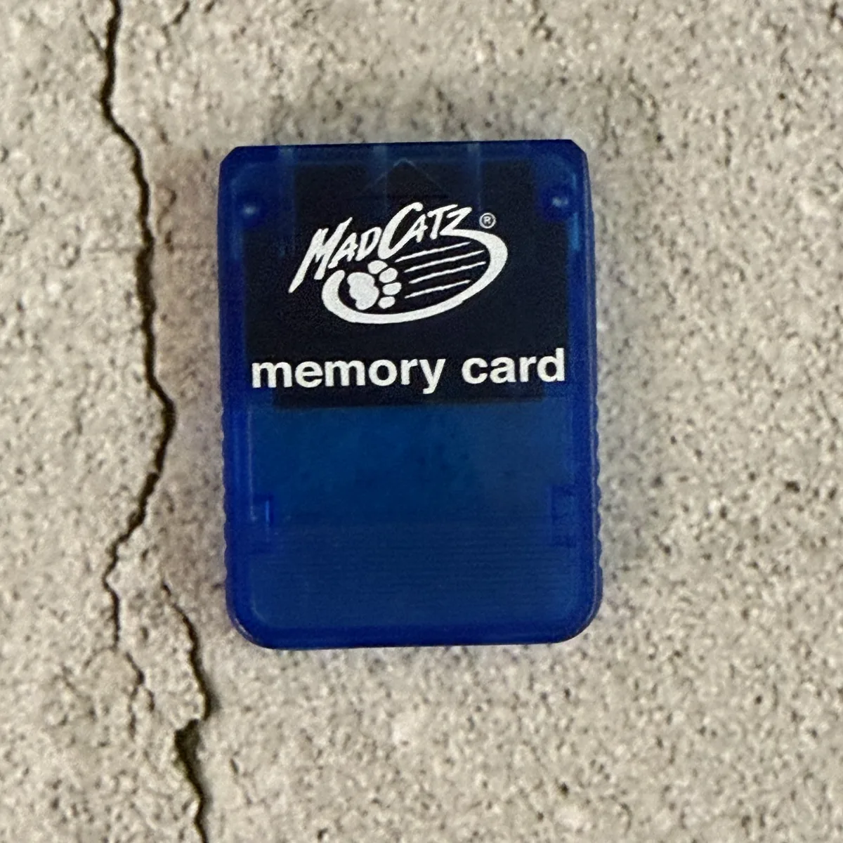 Mad Catz Memory Card (Blue) - PlayStation 1 (PS1) - Loose - NOSTOS Duluth GA