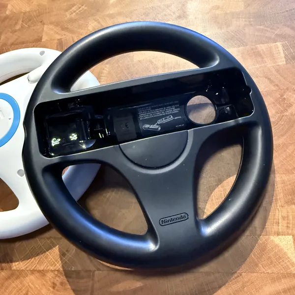 Wii Wheel (Black) - Nintendo Wii - Loose - NOSTOS Duluth GA