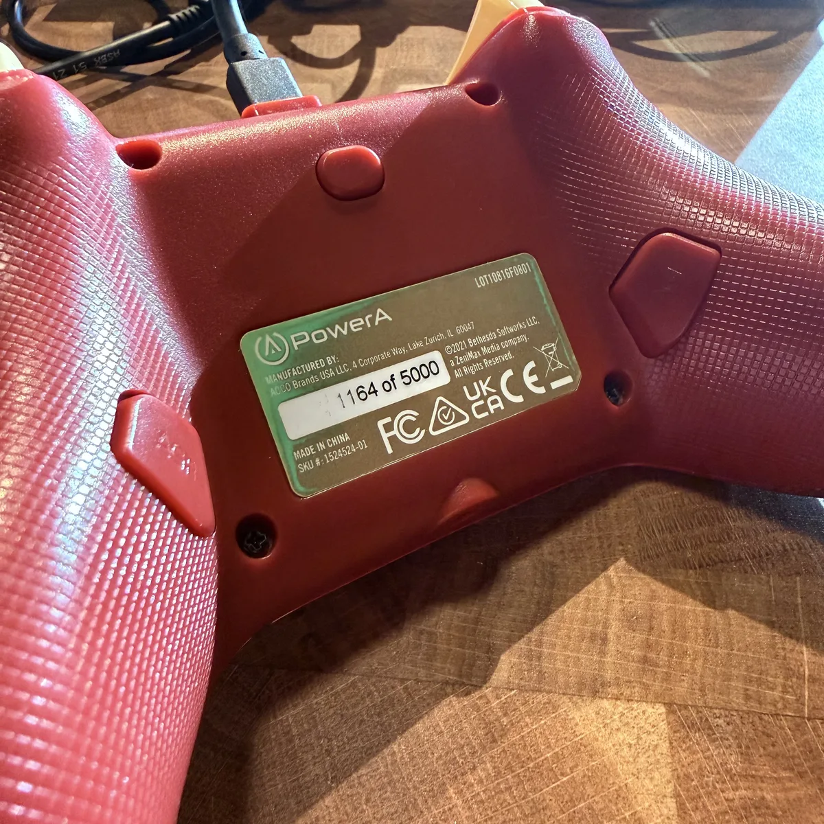 PowerA Enhanced Wired Controller (Fallout Nuka-Cola Limited Edition) - Xbox Series X|S - Loose - NOSTOS Duluth GA - view 2
