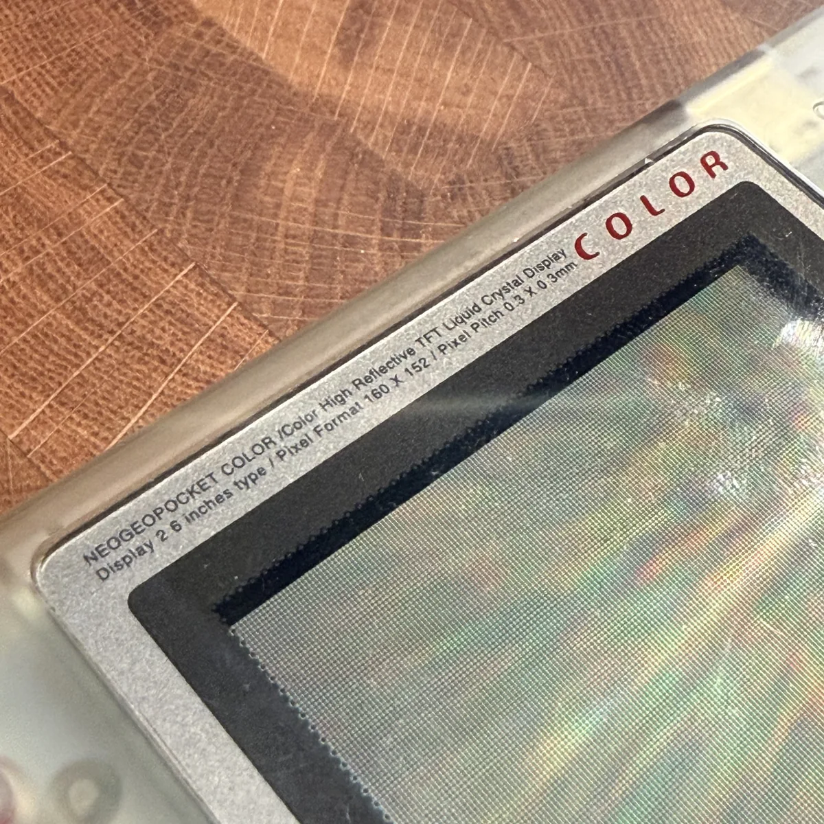 NeoGeo Pocket Color System (Crystal White) - Neo Geo Pocket Color - Loose - NOSTOS Duluth GA - view 3