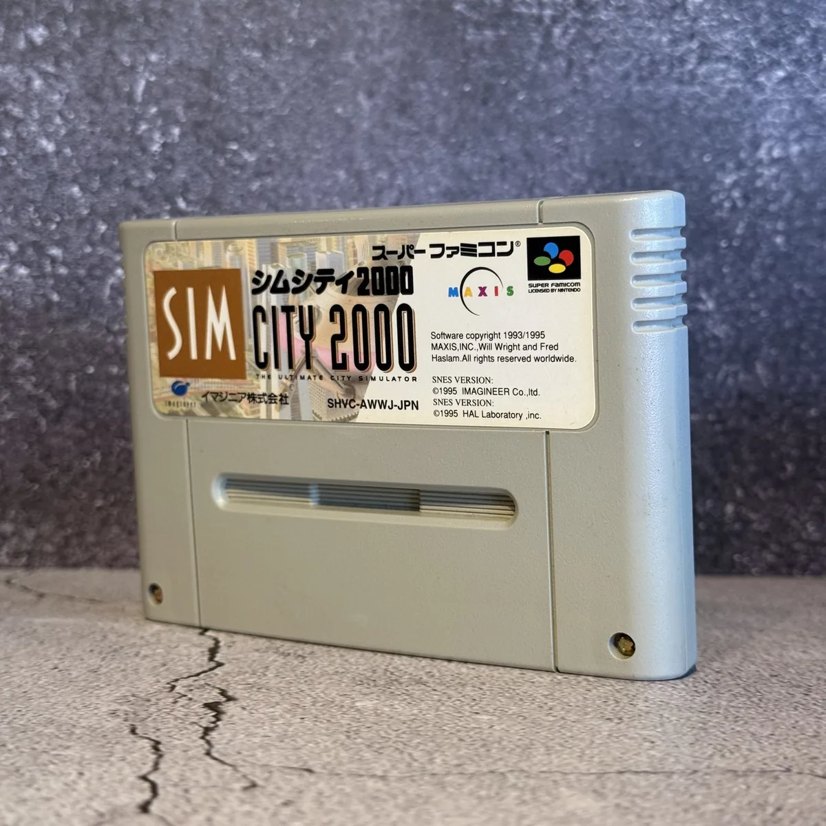 SimCity 2000 (Japanese, Super Famicom) — Loose — NOSTOS Duluth GA