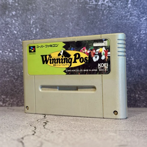 Winning Post (Japanese, Super Famicom) - Loose - NOSTOS Duluth GA