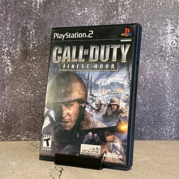 Call of Duty: Finest Hour - PlayStation 2 (PS2) - CIB (Complete In Box) - NOSTOS Duluth GA