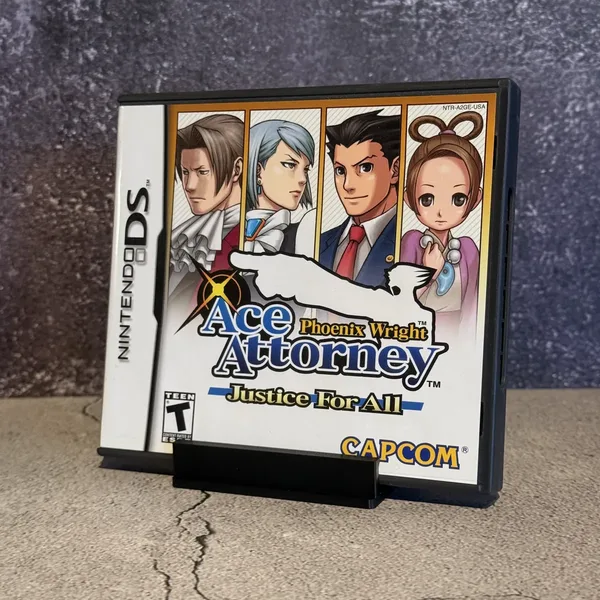 Phoenix Wright: Ace Attorney - Justice for All - Nintendo DS - CIB (Complete In Box) - NOSTOS Duluth GA
