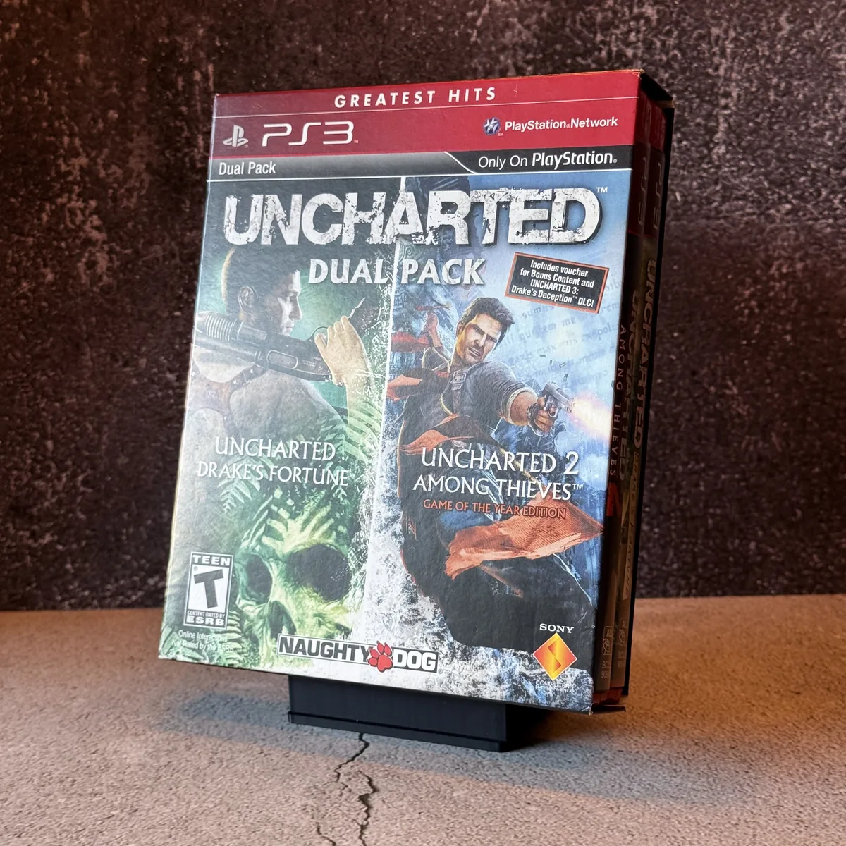 Uncharted & Uncharted 2 Dual Pack - PlayStation 3 - CIB (Complete In Box) - NOSTOS Duluth GA