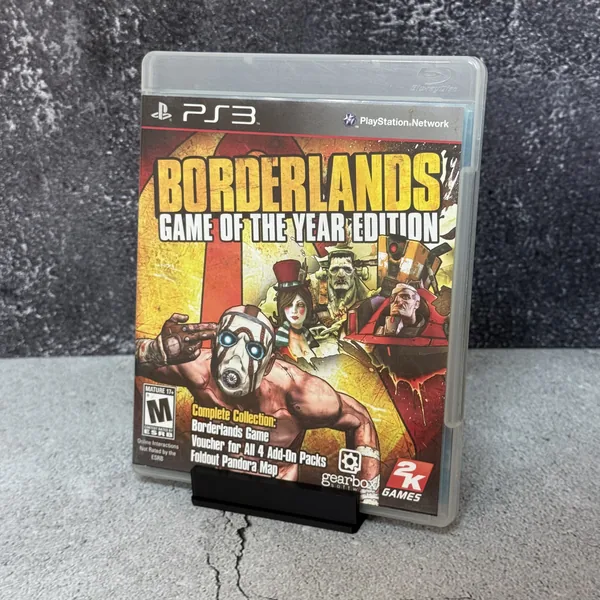 Borderlands [Game of the Year] - PlayStation 3 - Box & Game (No Manual) - NOSTOS Duluth GA
