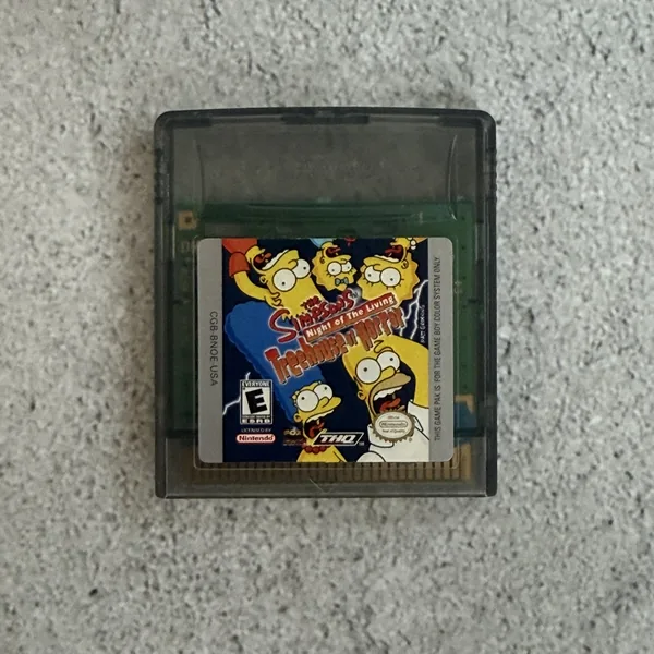The Simpsons Night of the Living Treehouse of Horror - Game Boy Color - Loose - NOSTOS Duluth GA