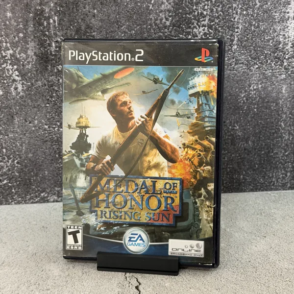 Medal of Honor: Rising Sun - PlayStation 2 (PS2) - CIB (Complete In Box) - NOSTOS Duluth GA