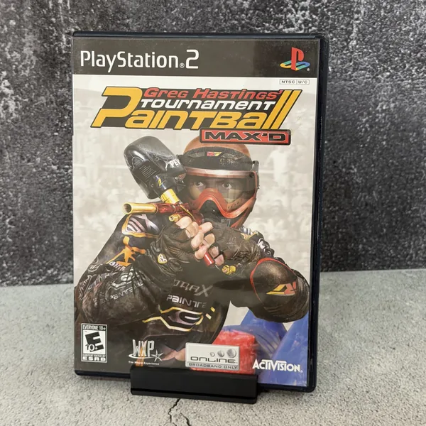 Greg Hastings Tournament Paintball Maxed - PlayStation 2 (PS2) - CIB (Complete In Box) - NOSTOS Duluth GA