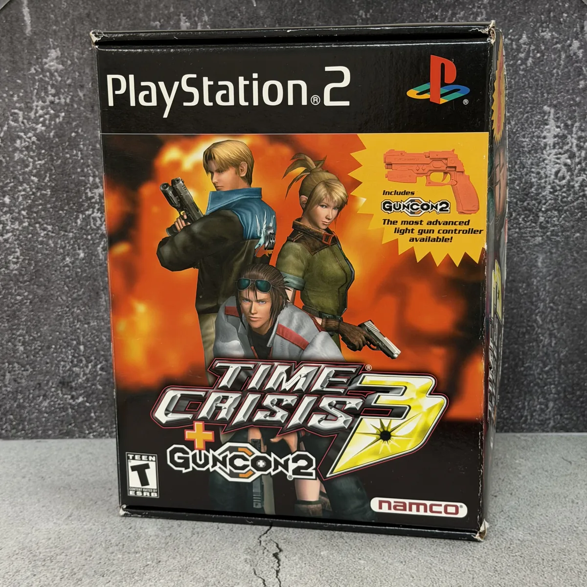 Time Crisis 3 Gun Bundle - PlayStation 2 (PS2) - CIB (Complete In Box) - NOSTOS Duluth GA