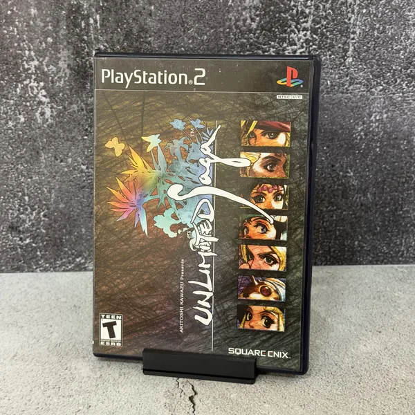 Unlimited SaGa - PlayStation 2 (PS2) - CIB (Complete In Box) - NOSTOS Duluth GA
