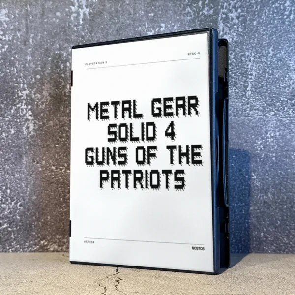 Metal Gear Solid 4 Guns of the Patriots - PlayStation 3 - Disc Only - NOSTOS Duluth GA