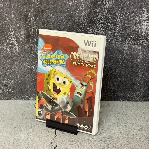 SpongeBob SquarePants: Creature from the Krusty Krab - Nintendo Wii - CIB (Complete In Box) - NOSTOS Duluth GA
