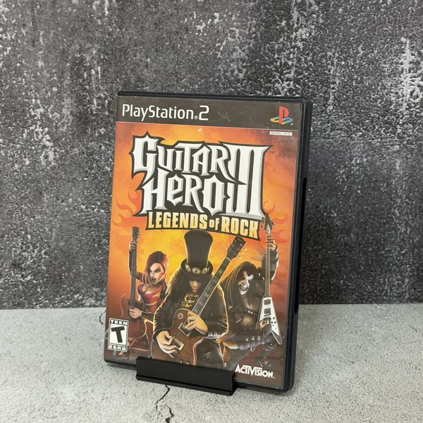 Guitar Hero III: Legends of Rock - PlayStation 2 (PS2) - CIB (Complete In Box) - NOSTOS Duluth GA