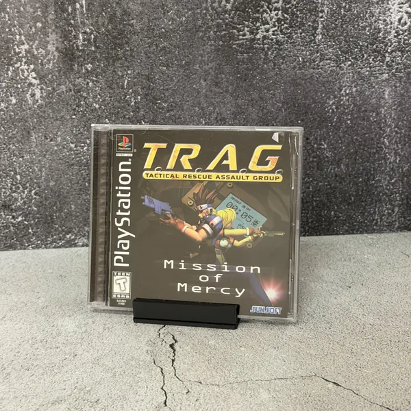 T.R.A.G.: Tactical Rescue Assault Group - Mission of Mercy - PlayStation 1 (PS1) - CIB (Complete In Box) - NOSTOS Duluth GA
