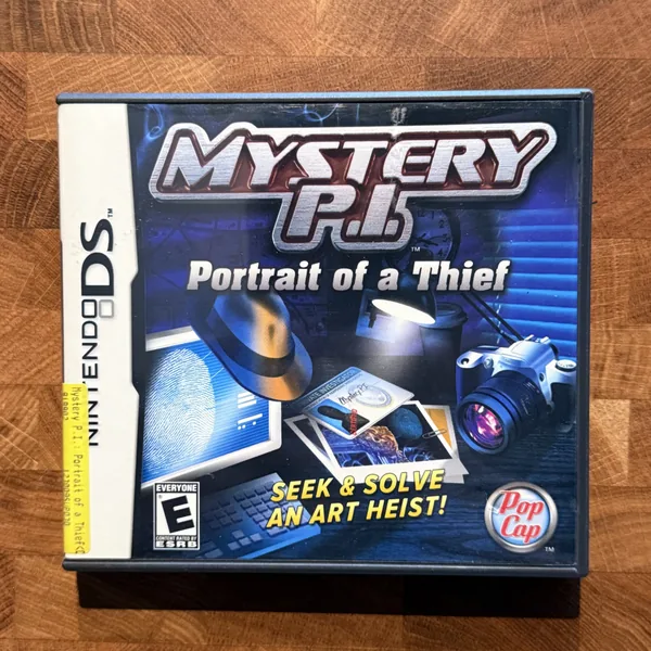 Mystery P.I.: Portrait of a Thief - Nintendo DS - CIB (Complete In Box) - NOSTOS Duluth GA