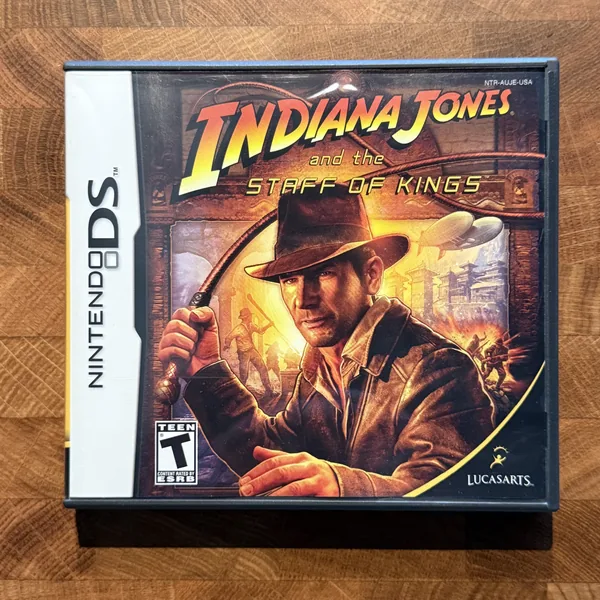 Indiana Jones and the Staff of Kings - Nintendo DS - CIB (Complete In Box) - NOSTOS Duluth GA