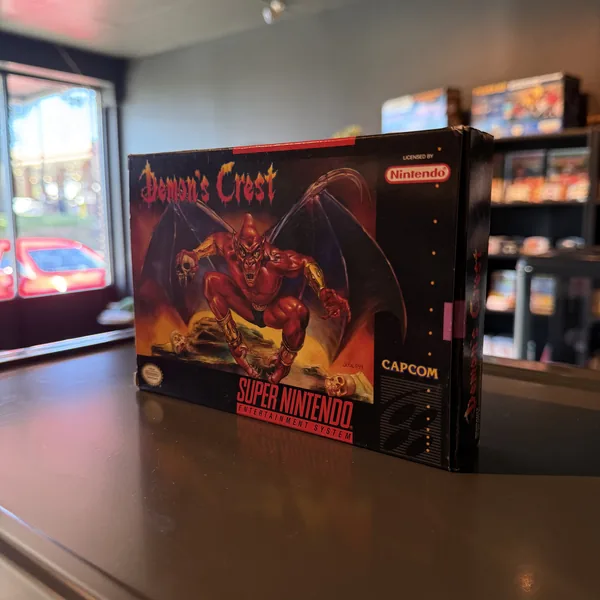 Demon's Crest - Super Nintendo Entertainment System (SNES) - CIB (Complete In Box) - NOSTOS Duluth GA