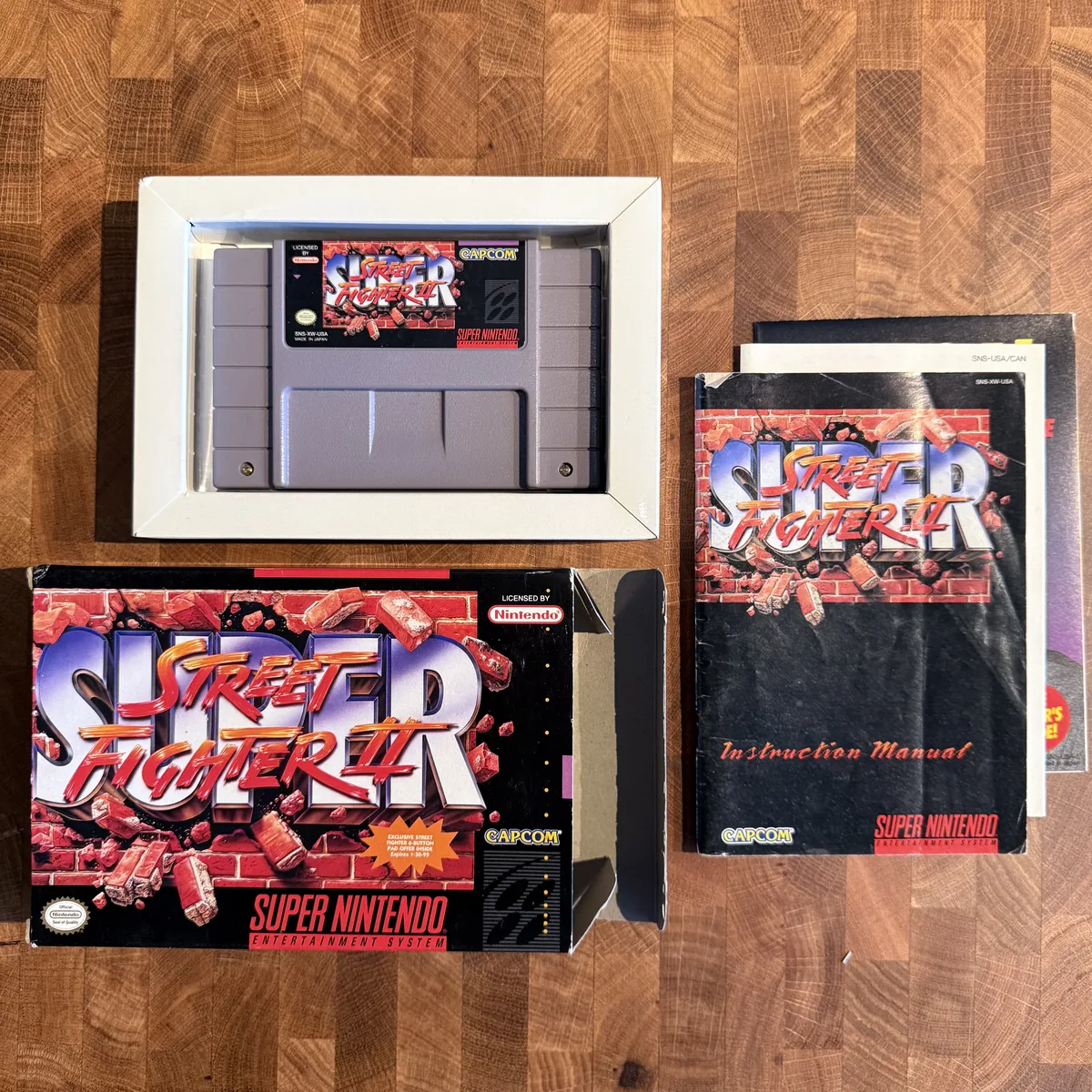 Super Street Fighter II - Super Nintendo Entertainment System (SNES) - CIB (Complete In Box) - NOSTOS Duluth GA - view 2