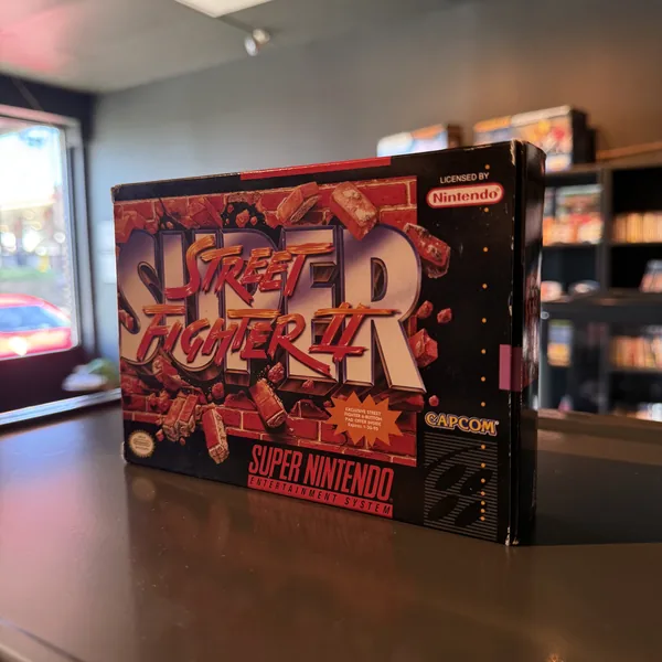 Super Street Fighter II - Super Nintendo Entertainment System (SNES) - CIB (Complete In Box) - NOSTOS Duluth GA