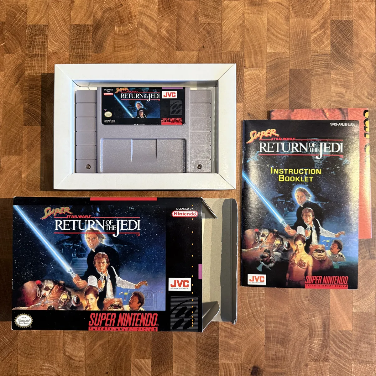 Super Star Wars: Return of the Jedi - Super Nintendo Entertainment System (SNES) - CIB (Complete In Box) - NOSTOS Duluth GA - view 2