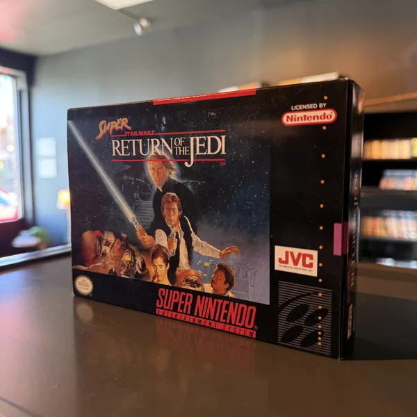 Super Star Wars: Return of the Jedi - Super Nintendo Entertainment System (SNES) - CIB (Complete In Box) - NOSTOS Duluth GA