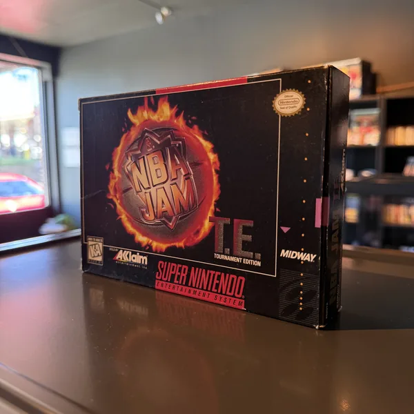 NBA Jam Tournament Edition - Super Nintendo Entertainment System (SNES) - CIB (Complete In Box) - NOSTOS Duluth GA