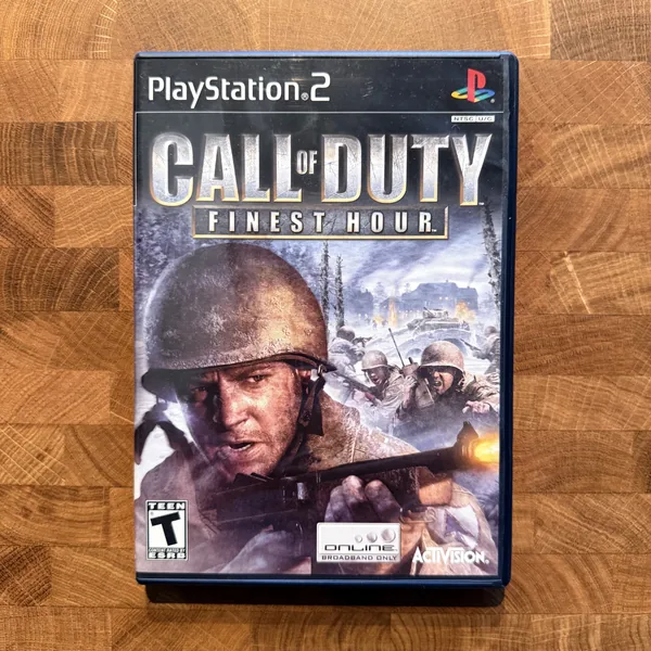 Call of Duty: Finest Hour - PlayStation 2 (PS2) - CIB (Complete In Box) - NOSTOS Duluth GA