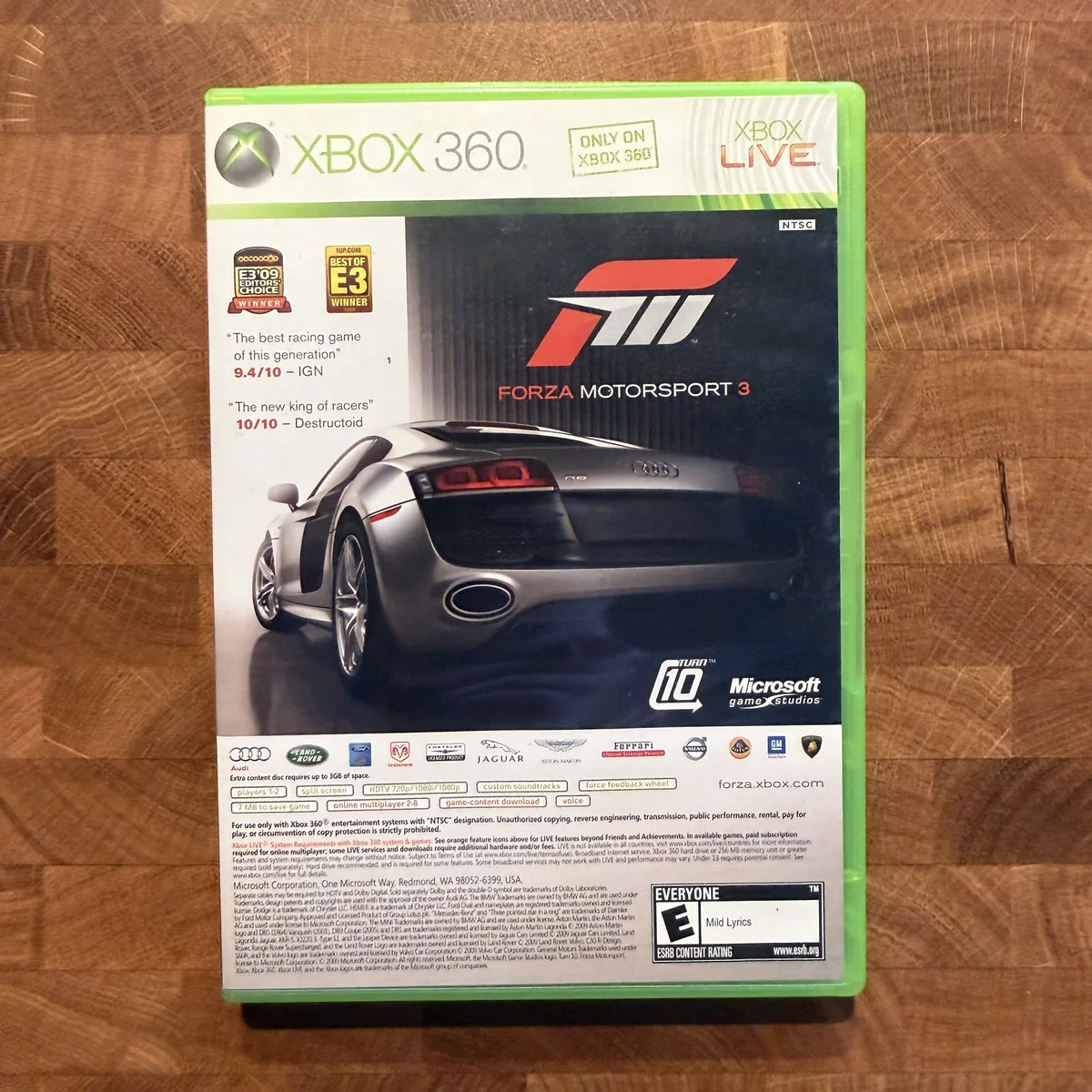 Halo 3: ODST & Forza Motorsport 3 - Xbox 360 - Box & Game (No Manual) - NOSTOS Duluth GA