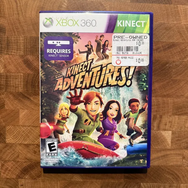 Kinect Adventures - Xbox 360 - Box & Game (No Manual) - NOSTOS Duluth GA