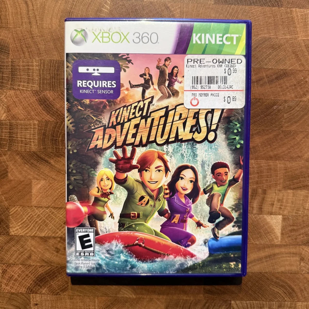 Kinect Adventures - Xbox 360 - Box & Game (No Manual) - NOSTOS Duluth GA